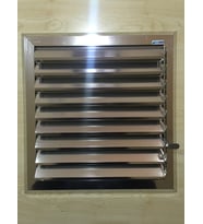 ecovent 40X41 ALÜMİNYUM MENFEZ PARLAK KROM