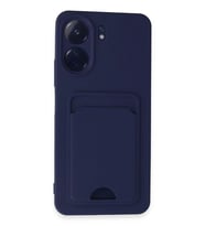 Newface Xiaomi Redmi 13C Kılıf Kelvin Kartvizitli Silikon - Lacivert