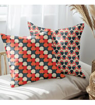 eJOYA Modern Tasarımlı 2'li Yastık İçi Ve Kırlent Kılıfı 45cm 113631