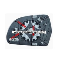 Skoda Octavıa Superb Elektrikli Ayna Camı 08/12 Kör Noktalı Mavi Cam Sol 3T0857521 (Oem No: 3T085752