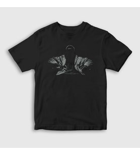 Presmono Unisex Çocuk Siyah Real V2 Rapper NF T-Shirt 305039tt