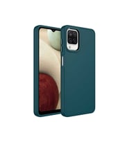 Samsung Galaxy M32 Uyumlu Kılıf Metal Çerçeve ve Buton Tasarımlı Silikon Zore Luna Kapak