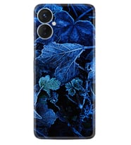 Tecno Spark 9T Kılıf Silikon Desen Özel Seri Blue Foid 1628