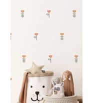 Kır çiçeği duvar çıkartmaları Boho Çocuk Odası Dekorasyon Sticker (Karışık)