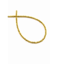 Hematit Taşı Küre Kesim Parlak Gold 3mm Doğal Taş Dizi