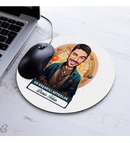 Kişiye Özel Hediye Karikatürlü En Başarılı Erkek Astrolog Mousepad