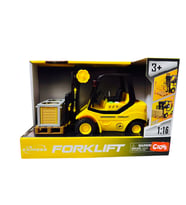 Sürtmeli Işıklı ve Sesli Müzikli Forklift  1:16 22 Cm (Çok Renkli)