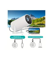 Taşınabilir 1080P LED Projektör, Wi-Fi, Bluetooth, Android 11, Ev Sineması