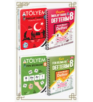 Arı Yayıncılık 8. SINIF ARI YAYINLARI FEN BİLİMLERİ+İNKILAP ATÖLYEM VE DEFTER SETİ (Çok Renkli)