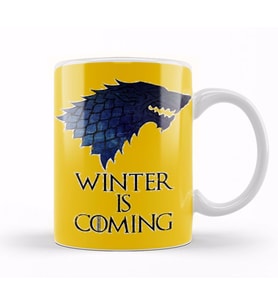 Stark Logo Game of Thrones Kupa Bardak Porselen
