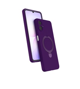 Samsung Galaxy A07 4g Regal Magsafe Standlı Kapak - Derin Mor