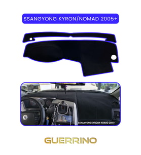 SSANGYONG Kyron / Nomad (2005+) ;TORPİDO KORUMA HALISI MAVİ KENAR