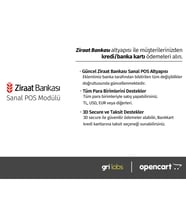 OpenCart - Ziraat Bankası Sanal POS Modülü