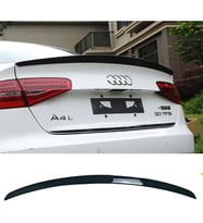 Audi A4 Sedan Bagaj Üstü Spoiler Parlak Siyah Spoyler Plastik İthal 2012-2016