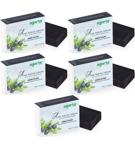 Agarta El Yapımı Doğal Sabun 150GR Ardıç Katranı (5 Li Set)