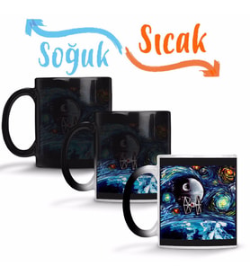 Star Wars Van Gogh Never Saw Sihirli Kupa Bardak Porselen