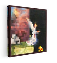 Kare Kanvas Tablo The Void Piksel Minecraft Tablosu Ev Ofis Salon Duvar Dekoru