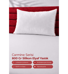 %100 Silikon Elyaf Dolgu Yastık - Otel Tipi 800 Gr 1 Adet