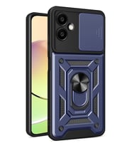 Galaxy A07 4G Pars Lens Yüzüklü Silikon - Lacivert