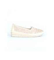 Moda Ayakkabı 01139 Lara Kadın Babet Ayakkabı (Krem)