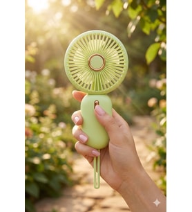 MİNİ TAŞINABİLİR FAN TYPE-C ŞARJLI EL VANTİLATÖRÜ FN-65 (Yeşil)