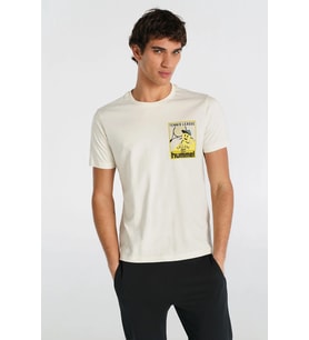 Hummel Drıft  Erkek Tişört (Beyaz)