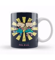 Phil And Lil Retro Japanese Rugrats Kupa Bardak Porselen