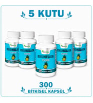 Bromelain 150 mg 5 Kutu 300 Bitkisel Kapsül – Bromelain Takviye Edici Gıda