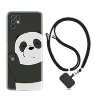 INFINIX Note 11 Pro Note 10 Hot 9 Play Kılıf Boyun Askılı Silikon Hello Panda 1709