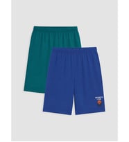 LCW Kids Mavi Regular Fit 2'li Baskılı Erkek Çocuk Pijama Altı