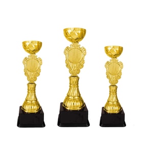 Ödül Kupası Üçlü Set-39/36.5/35.5 cm