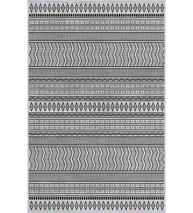 Eliana Home Baskılı, Yıkanabilir Kaymaz Taban Salon Halısı LNA0054-SD1163 100x150 cm (Gri)