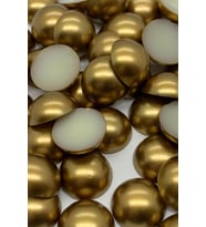 Süsleme Taşı Yuvarlak Kahverengi 12mm Plastik Taş 1000 Adet