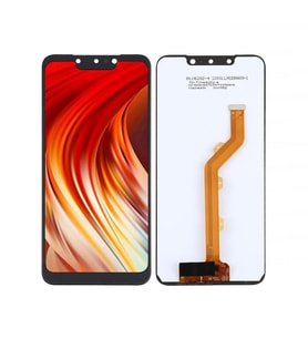 Infinix Hot 7 Pro ile Uyumlu Lcd Ekran Dokunmatik X625 (Siyah)