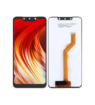 Infinix Hot 7 Pro ile Uyumlu Lcd Ekran Dokunmatik X625 (Siyah)