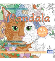 Sevimli Kedilerin Dünyası Mandala