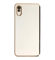Xiaomi Redmi 9a Kılıf Volet Silikon - Beyaz