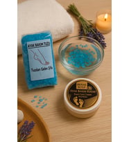 ROYAL ROSE Ayak Bakım Tuzu (LAVANTA) (750 g) + Ayak Bakım Kremi (125 ml) 2’li Spa Bakım Seti