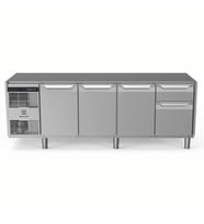 Electrolux Professional Endüstriyel Soğuk Tezgah 2 Kapılı +1/3+2/3 Çekmeceli 290 Lt, -2+10°c, Aısı 304, Üsttablasız EH4H7AAAD