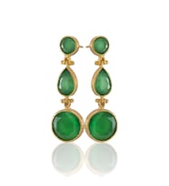 Kadir Jewellery 22 Ayar Altın Kaplama Vintage Küpe -El İşçiliği Ve Hipoalerjenik Küpe