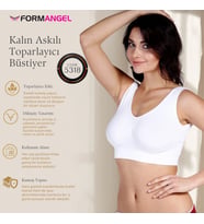 #Büstiyer Dikişsiz Seamless Kadın Esnek Yumuşak Kumaş Kalın Askılı Pedsiz Spor Büstiyer - 3 Adet