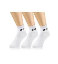 3 Çift Kısa Konçlu Tenis Spor Çorabı Beyaz Paket