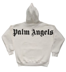 Erkek Kapüşonlu Owersize Salaş Krem Üç İplik Sweat Shirt ESK-PLMA