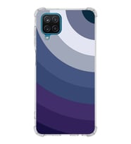 Samsung Galaxy A12  Köşe Korumalı Antişok Kapak Renk Cümbüşü Tasarımlı  Silikon Kılıf (Şeffaf)