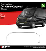 Ford Transit Krom Ön Panjur Çerçevesi 4 Prç. 2018 ve Üzeri