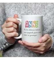 Anne Hiç Bir Doktorun Tedavisi  Baskılı Beyaz Kupa
