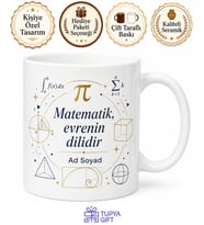 Matematik Bölümü Öğrencisine Formüllerin Gizemi Çözüm Kupası Hediye Bardak