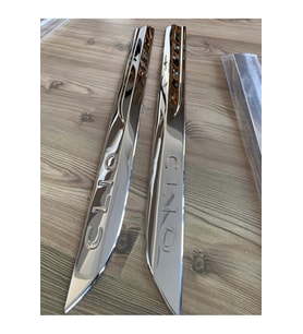 Clio 5 Yan Kapı Çıtası Krom 4 Parça 2019 ve Sonrası Paslanmaz Çelik (Metal)