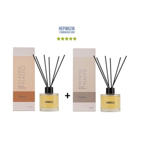 Odunsu Classic Place + Toprak Mystic Dekoratif Ortam Kokusu 120 ml - Bambu Çubuklu (Standart)