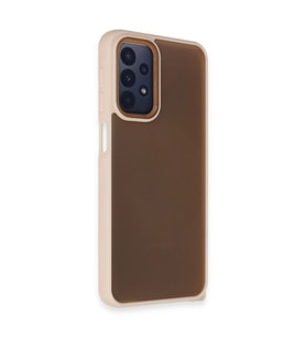 Samsung Galaxy A23 4g Kılıf Elegant Kapak - Pudra